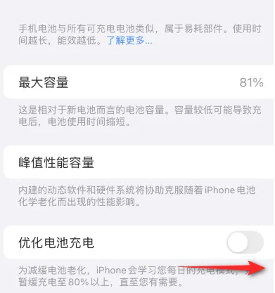 灵山苹果15维修分享iPhone15充电到80%就充不进电了怎么办 