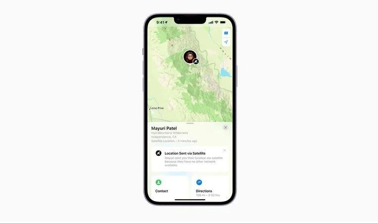 灵山苹果14维修分享iPhone14系列中 FindMy功能通过卫星分享位置方法教程 