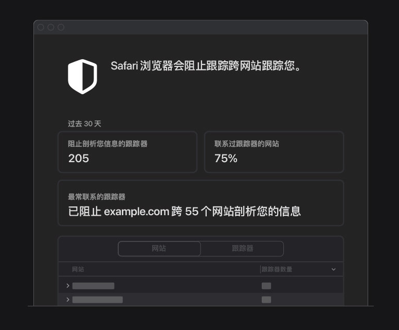 灵山苹果手机维修分享如何在 Safari 浏览器中查看和打开隐私报告 